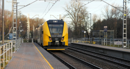 Dzelzceļa stacija "Dauderi" Sarkandaugavā. Ilustratīvs attēls.