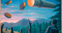 1953. gada jūnijā rakstnieks Venjamins Dodins Krasnojarskas novadā divas naktis pēc kārtas virs slepenas pētniecības zonas novēroja dirižablim līdzīgus lidojošus objektus.