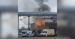 Ugunsgrēks Čiekurkalnā. Ugunsgrēks Čiekurkalnā.