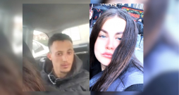 Nenoskaidrotais vīrietis no Marokas vai Alžīrijas un Laura Markoviča.