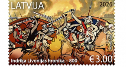 "Latvijas pasts" izdos pastmarku Livonijas Indriķa hronikas 800 gadu jubilejai.