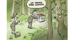 Zīmē Gatis Šļūka. Lai mamma daba saskaita!