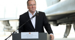 Vācijas aizsardzības ministrs Boriss Pistoriuss.