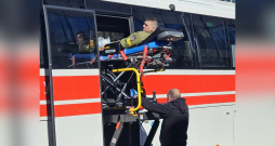 Ievainots Ukrainas karavīrs.