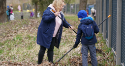 Lielās talkas norise Rīgā.