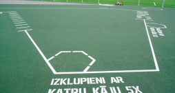 Sporta laukums. Ilustratīvs foto.