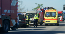Četru auto avārija uz Jelgavas šosejas.