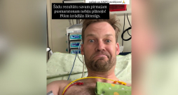 Oskars Lepers pēc "Rimi Rīgas maratona".