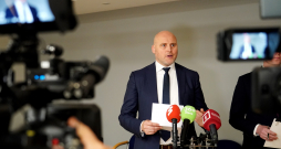 Premjera amatam nominētais "Apvienotā saraksta" (AS) politiķis, Saeimas deputāts Andris Kulbergs.