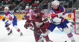 2026. gada pasaules hokeja čempionāta spēle starp Latvijas un ASV valstsvienībām "Swiss Life" arēnā Cīrihē. 2026. gada pasaules hokeja čempionāta spēle starp Latvijas un ASV valstsvienībām "Swiss Life" arēnā Cīrihē.