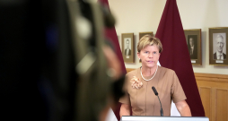 Latvijas ārlietu ministre Baiba Braže.