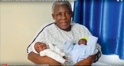 Ugandā pasaulē nākuši pilnībā veseli dvīņi, kuru mātei Safinai Nabukvaijai jau bija... 70 gadi.
