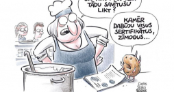 Zīmē Gatis Šļūka. Kur man tevi tādu savītušu likt? Zīmē Gatis Šļūka. Kur man tevi tādu savītušu likt?