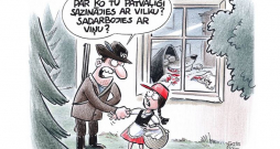 Zīmē Gatis Šļūka. Sadarbojies ar vilku?