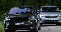 Škoda Enyaq un Škoda Kodiaq iV Plug-in Hybrid. Škoda Enyaq un Škoda Kodiaq iV Plug-in Hybrid.