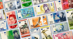 Jaunā dizaina eiro banknotes veidotas par divām tēmām – "Eiropas kultūra" un "Upes un putni".