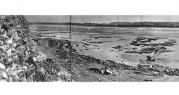 Daugava Ķeguma HES vietā.