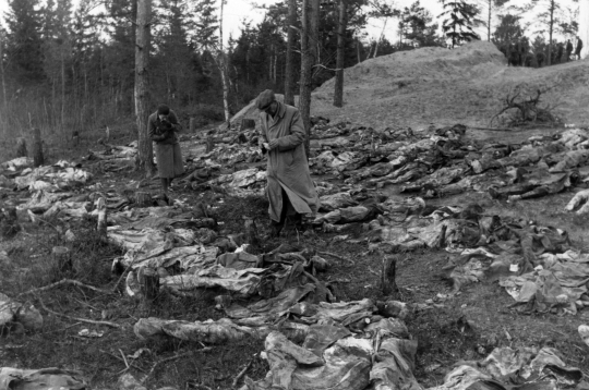 1943. gadā vācu kareivji Katiņā atrada apmēram 8000 poļu virsnieku mirstīgās atliekas. Pēc Staļina rīkojuma tos 1939. gadā nošāva NKVD vienības. Padomju savienība šajā masu slepkavībā melīgi vainoja nacistus. Poļu virsnieku iznīcināšanu Padomju savienība neatzina līdz pat 1990. gadam.