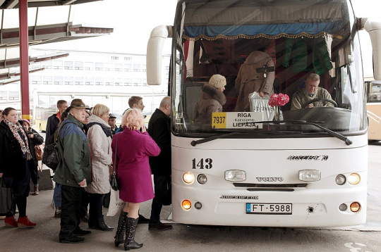 Pasažieru autobuss. 