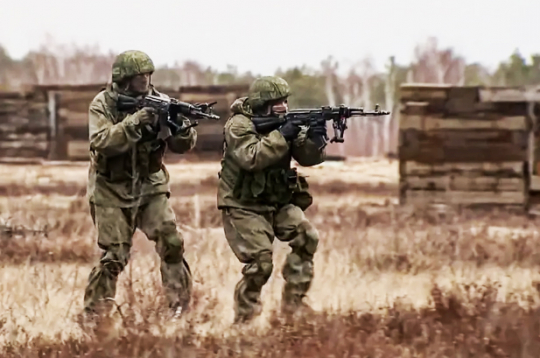 Krievijas karavīri. 