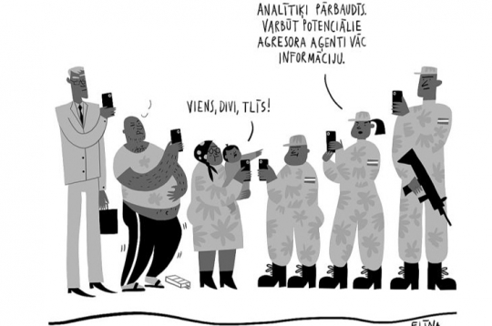 Varbūt potenciālie agresora aģenti vāc informāciju!