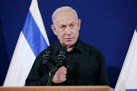 Izraēlas premjerministrs Benjamins Netanjahu.