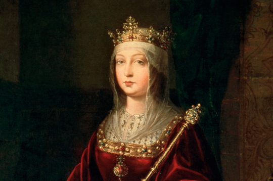 19. gs. spāņu gleznotāja Luisa de Madrazo veidotais Izabellas portrets.