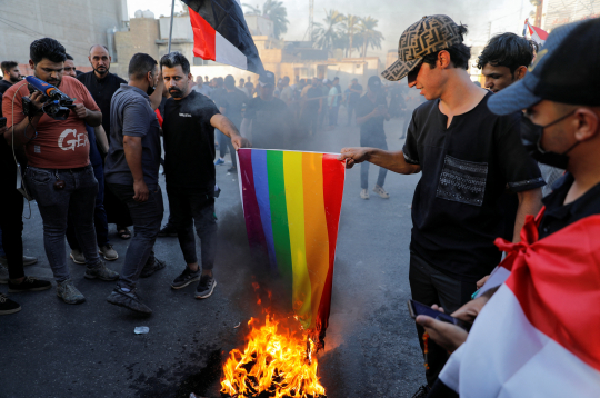 Irākā tiek kriminalizēta homoseksualitāte.