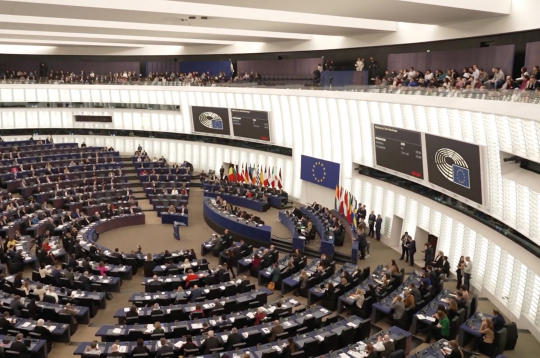 Eiropas Parlamentā.