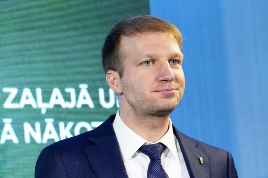 Klimata un enerģētikas ministrs Kaspars Melnis.