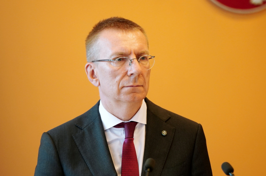 Valsts prezidents Edgars Rinkēvičs.