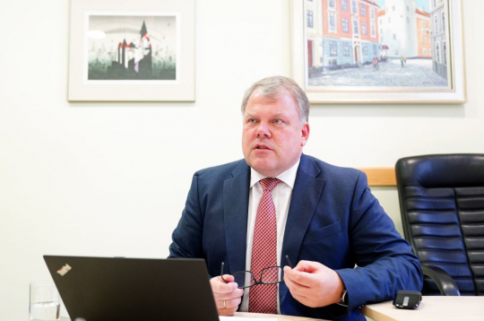 Latvijas Pašvaldību savienības priekšsēdētājs Gints Kaminskis.