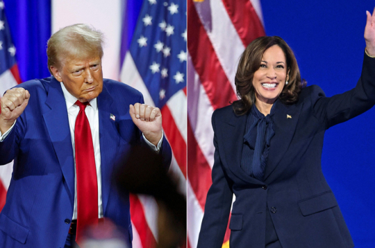 ASV prezidenta vēlēšanās 5. novembrī notika cīņa starp republikāni Donaldu Trampu un demokrātu kandidāti Kamalu Harisu. 