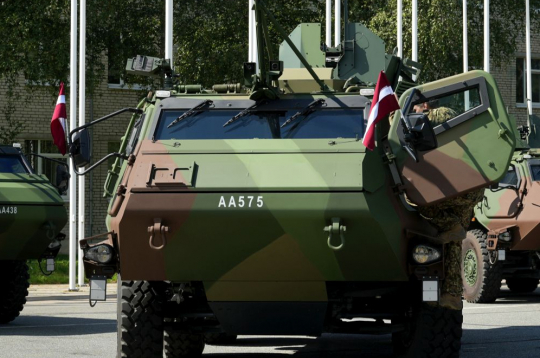 Latvijā ražotās "Patria".