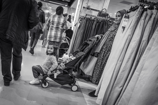 Frankfurtes ielas, galerijas, arhitektūra. Grāmatu tirgus. Vācija. 