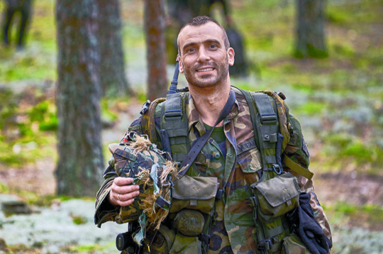 Eiropas Parlamenta deputāts Mārtiņš Staķis ir zemessargs jau deviņus gadus.