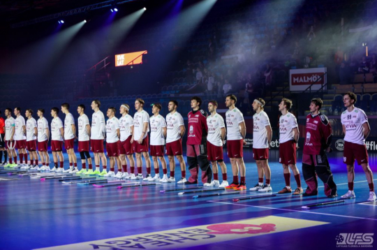 Latvijas florbola izlase.