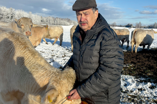 ZS "Valti" saimnieks Rihards Valtenbergs: "Latvijā patlaban uz vietas ir nopērkami mūsu pašu Šarolē šķirnes vaislas liellopi, kas vairākos rādītājos pārsniedz valstīs ar senām tradīcijām audzētos šķirnes dzīvniekus.