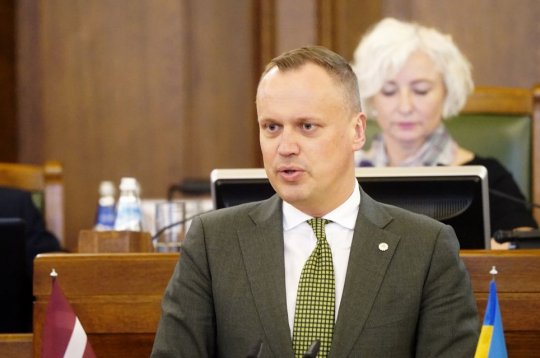 "Apvienotā saraksta" frakcijas vadītājs Edgars Tavars.