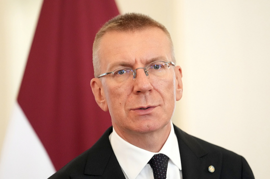 Latvijas Valsts prezidents Edgars Rinkēvičs.