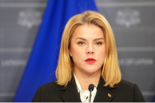 Ministru prezidente Evika Siliņa.