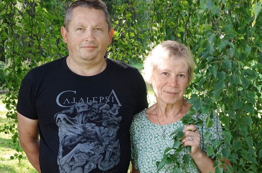 "Lielbērzu" saimnieki Indra un Kaspars Ansabergi.