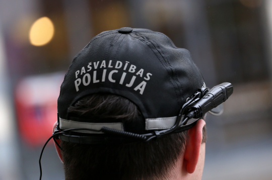 Pašvaldības policists. Ilustratīvs attēls.