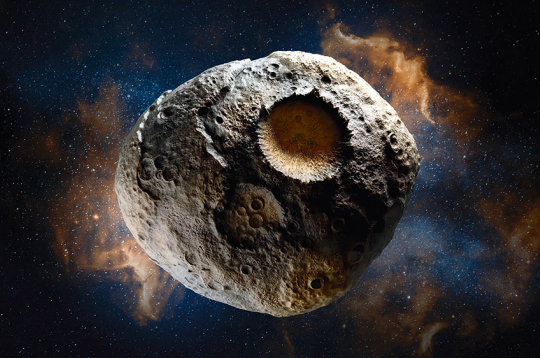Psihe ir milzīgs ar metāliem bagāts asteroīds, kas atrodas apmēram trīs reizes tālāk no Saules nekā Zeme, tā izmēri – platākajā vietā 280 kilometri un garumā 232 kilometri, platība – 165 800 kvadrātkilometri.