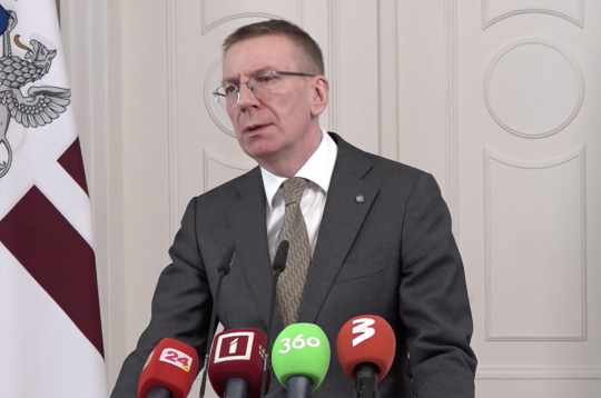 Valsts prezidents Edgars Rinkēvičs.