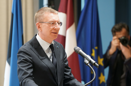 Valsts prezidents Edgars Rinkēvičs.