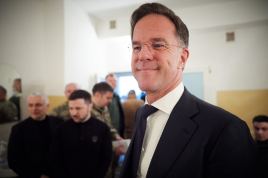 NATO ģenerālsekretārs Marks Rite Ukrainā. NATO ģenerālsekretārs Marks Rite Ukrainā.