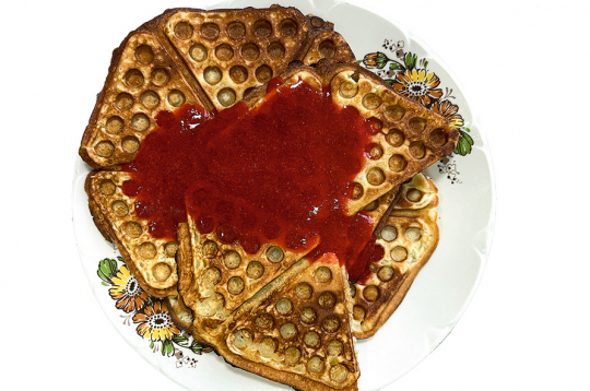 Īstās bada pankūkas.