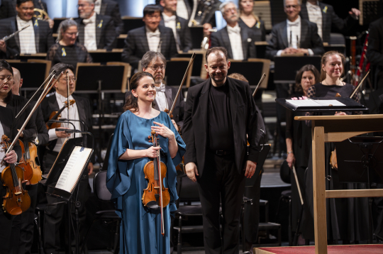 Bostonas simfoniskā orķestra viesošanās Rīgā. Andris Nelsons. Baiba Skride.
