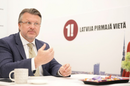 Partijas "Latvija pirmajā vietā" Rīgas mēra amata kandidāts, Saeimas deputātes Ainārs Šlesers.